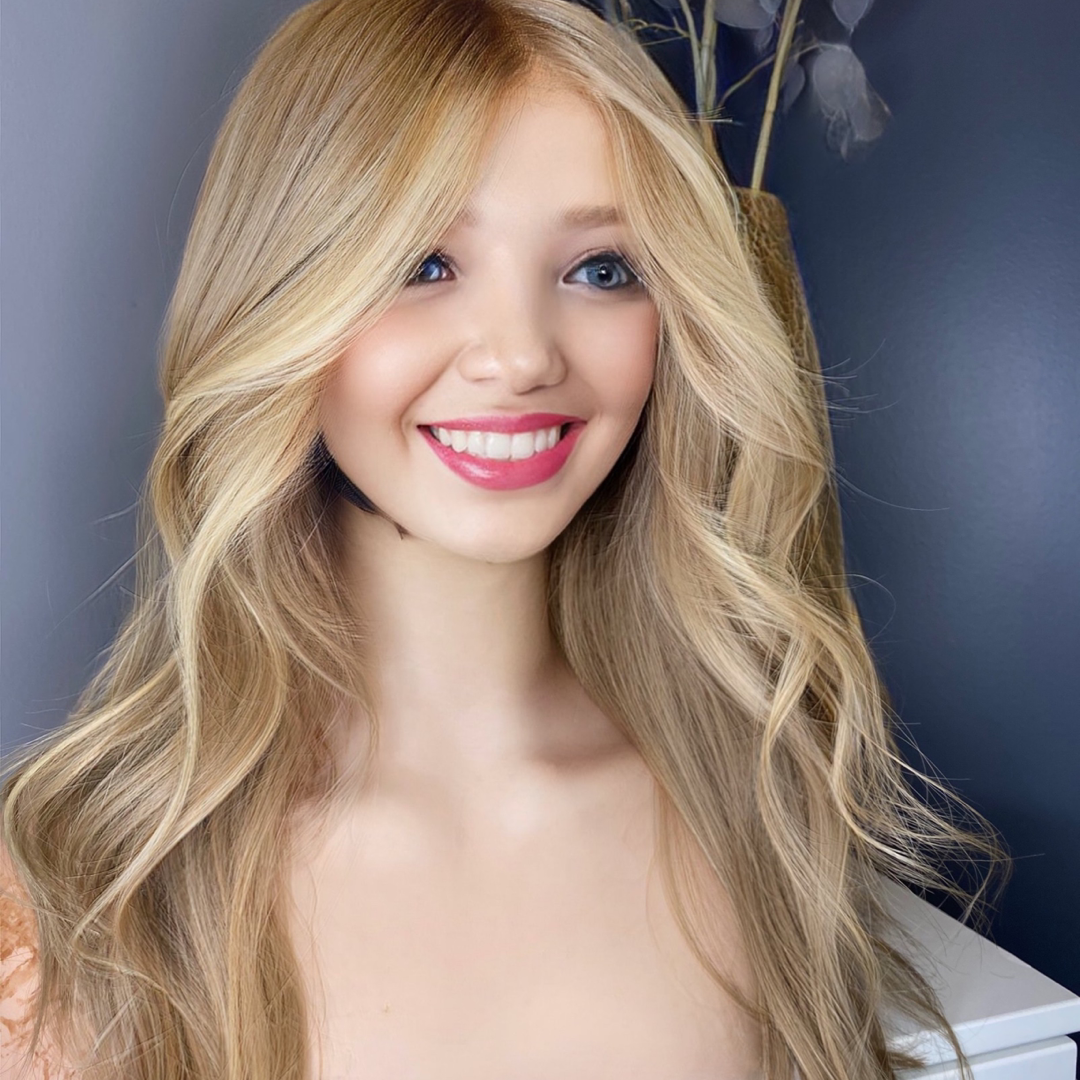 Blonde Custom Colored Human Hair Wig 2024